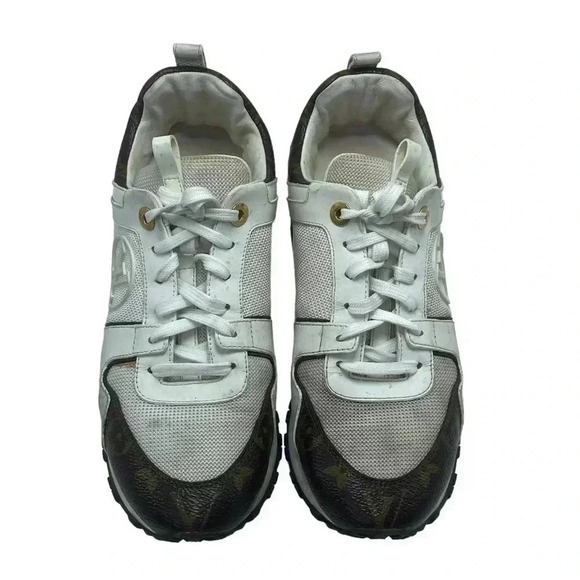 Louis Vuitton Calfskin Monogram Run Away Sneakers size 38 - Picture 2 of 15